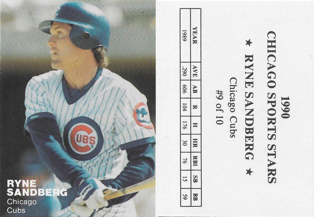 1990 Chicago Sports Stars - Sandberg, Ryne