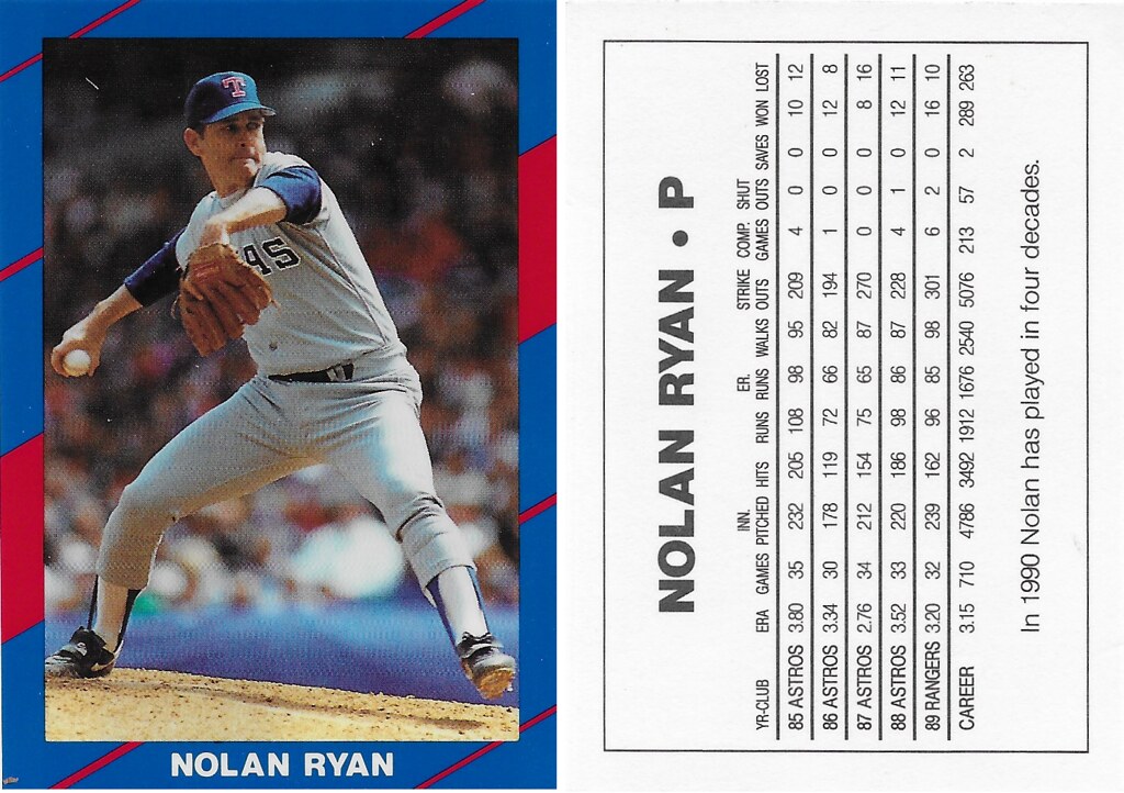 1991 Ryan Gunslinger Set - Ryan, Nolan (Rangers-pitching)