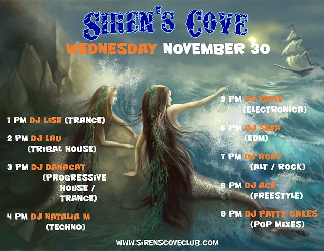 Siren's Cove Wednesday!!!!!