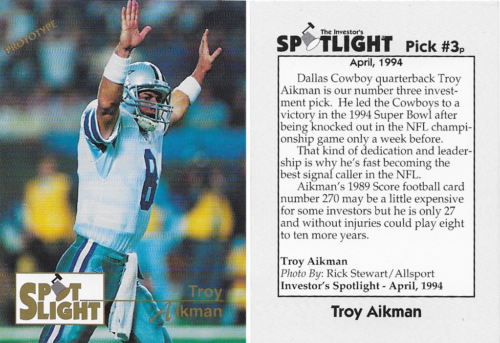 1994 Investors Spotlight - Aikman, Troy