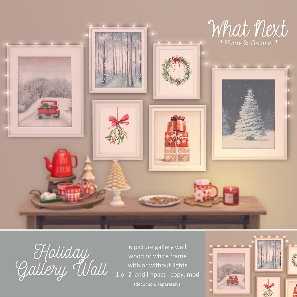 What Next - Holiday Wall Gallery - Gift at the Winter Miracle Christmas Market