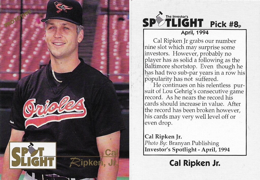 1994 Investors Spotlight - Ripken Jr, Cal