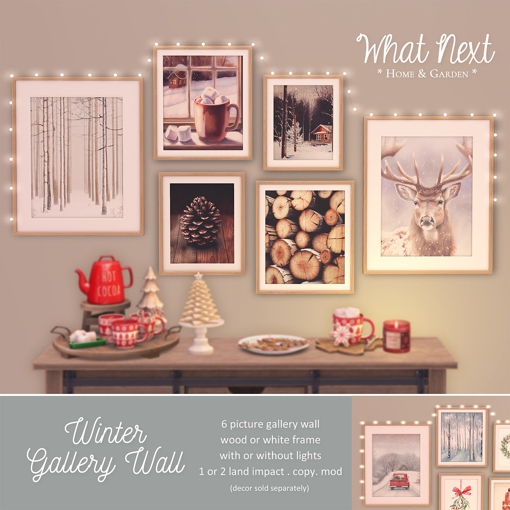 What Next Winter Gallery Wall - Gift at Gullswing Christmas Village