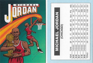 1990-94 Broder Singles - Cartoon and Trophy- Jordan, Michael