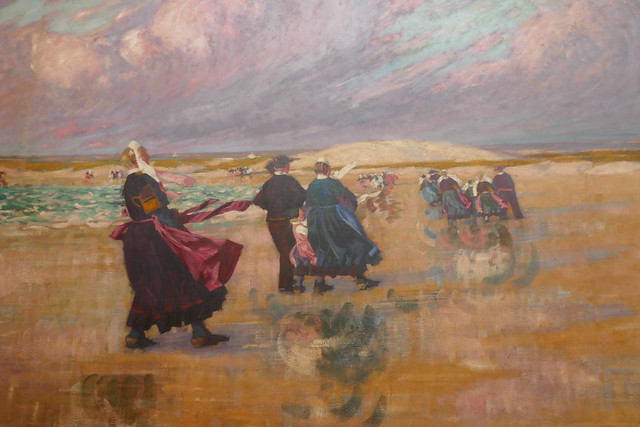 Décors, Jean-Julien Lemordant (1878, St Malo-1968, Paris), Musée des Beaux-Arts, Quimper, Finistère, Bretagne.