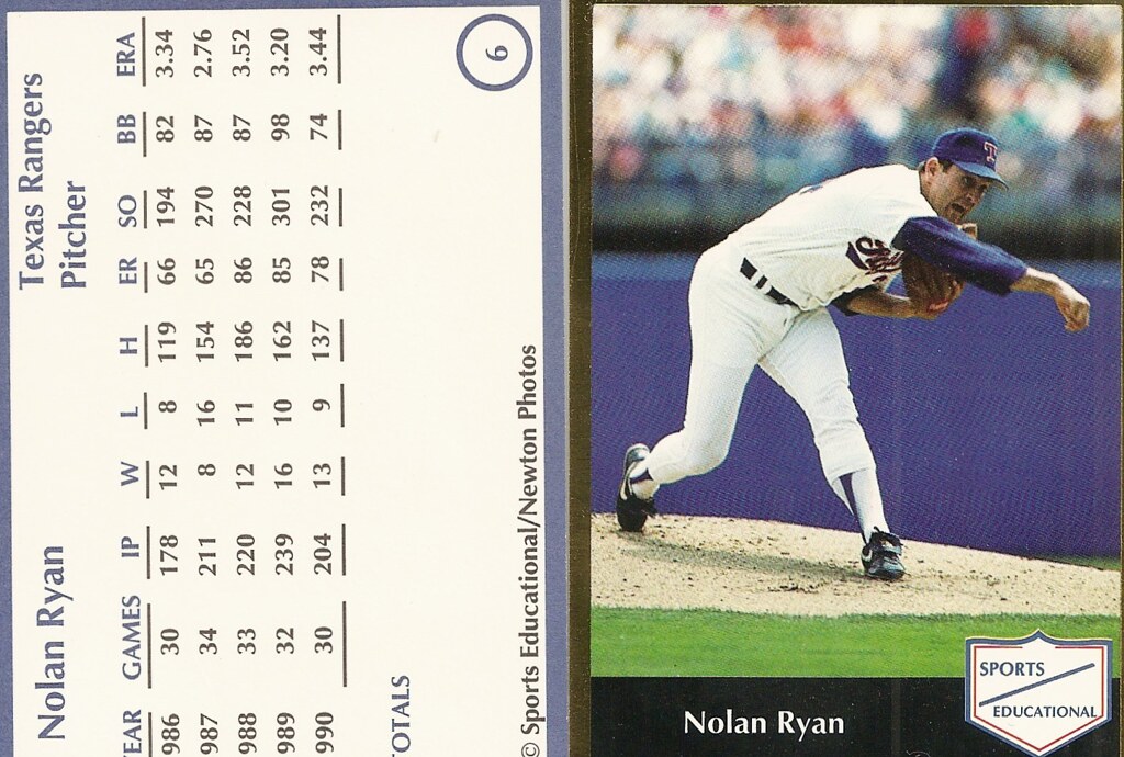 1991 Sports Educational Magazine Insert - Ryan, Nolan