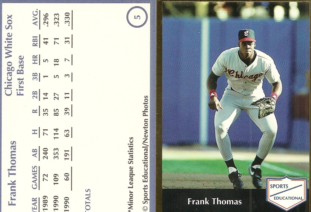 1991 Sports Educational Magazine Insert - Thomas, Frank