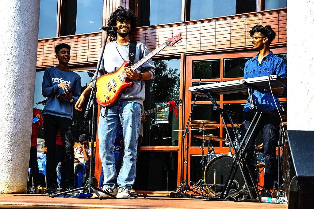 Young rock musicians at Alliance University on 11-30-22--Bengaluru copy