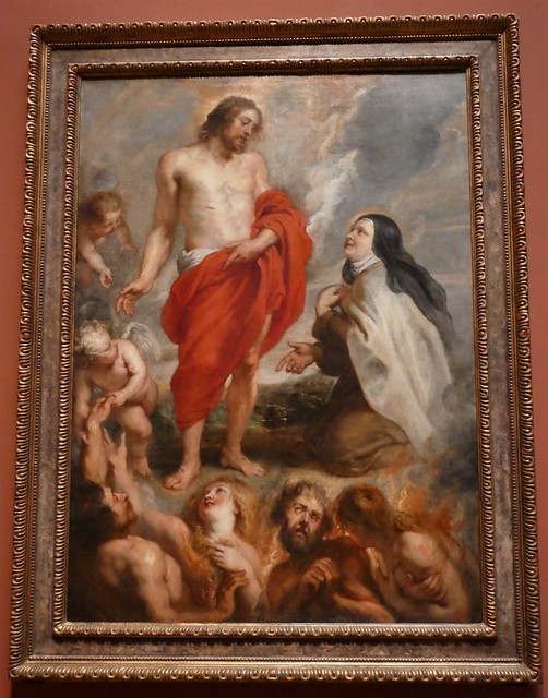 Peter Paul Rubens en atelier – Heilige Teresia van Avila bemiddelt voor Bernardino de Mendoza de verlossing uit het vagevuur – 1630-‘35