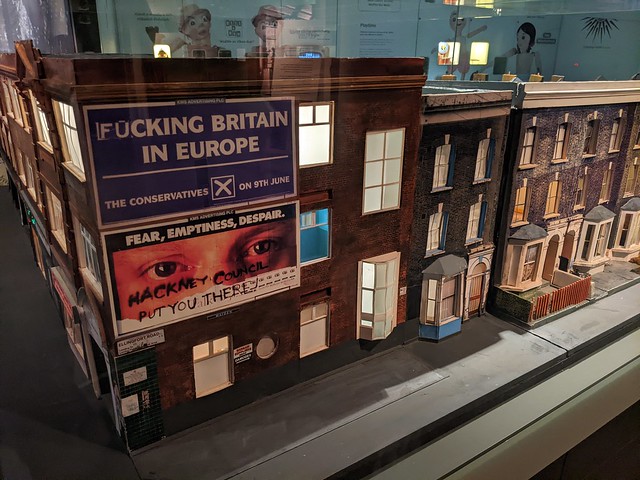 Museum of London, London Wall. Model of the "Hackney Ghetto".