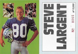 1990-94 Broder Singles - Largent Tri-Picture - Largent, Steve
