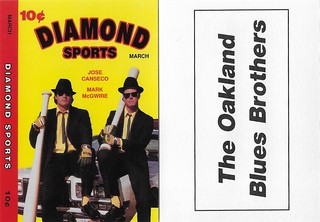 1990-94 Broder Singles - Diamond Sports Blues Brothers - McGwire, Mark - Canseco, Jose