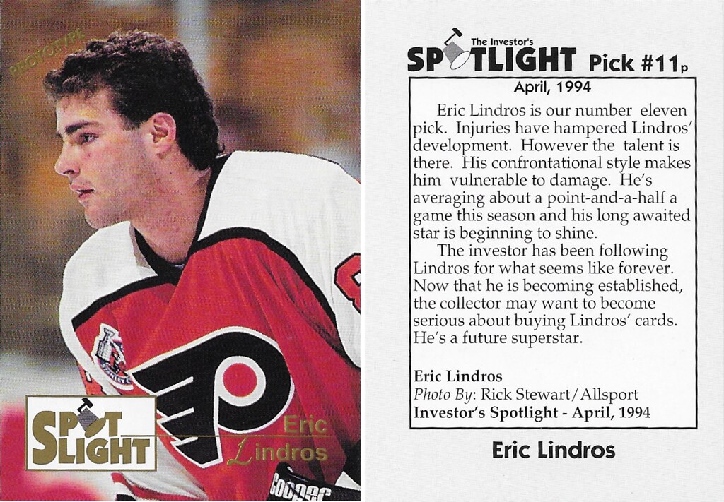 1994 Investors Spotlight - Lindros, Eric