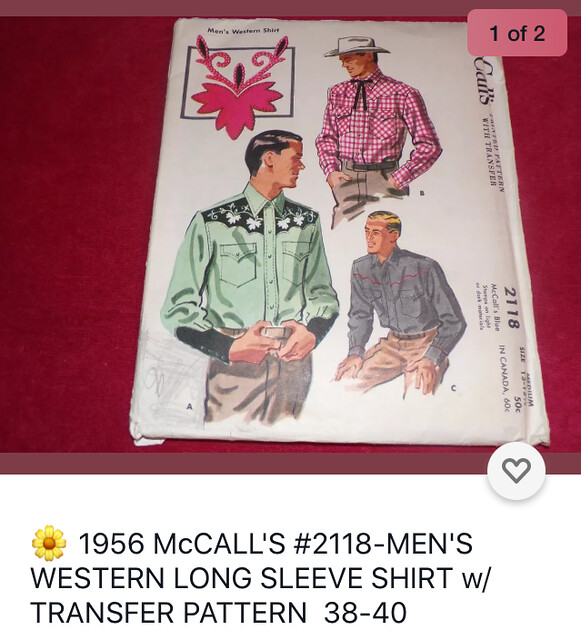 McCall's 6262:  I Finally Made a Western Shirt!