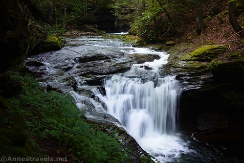 Lower Twin Falls, Grassy Hollow Road, Pennsylvania State Game Lands 13