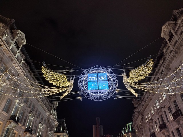 UK - London - Westminster - Christmas lights on Regent Street