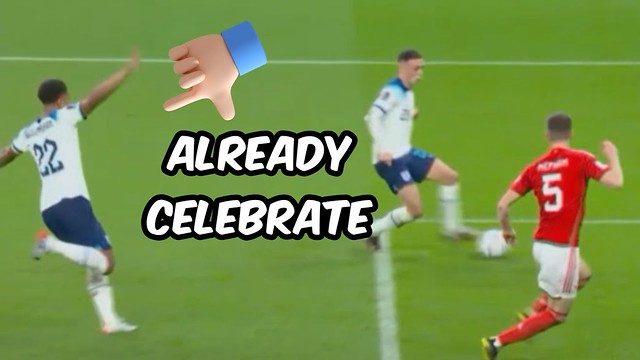 I found Jude Bellingham celebrated even before Foden Scored