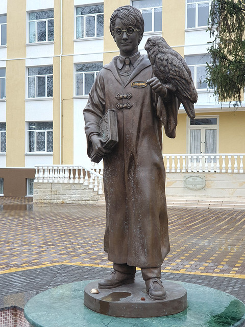 Harry Potter monument in Tiraspol