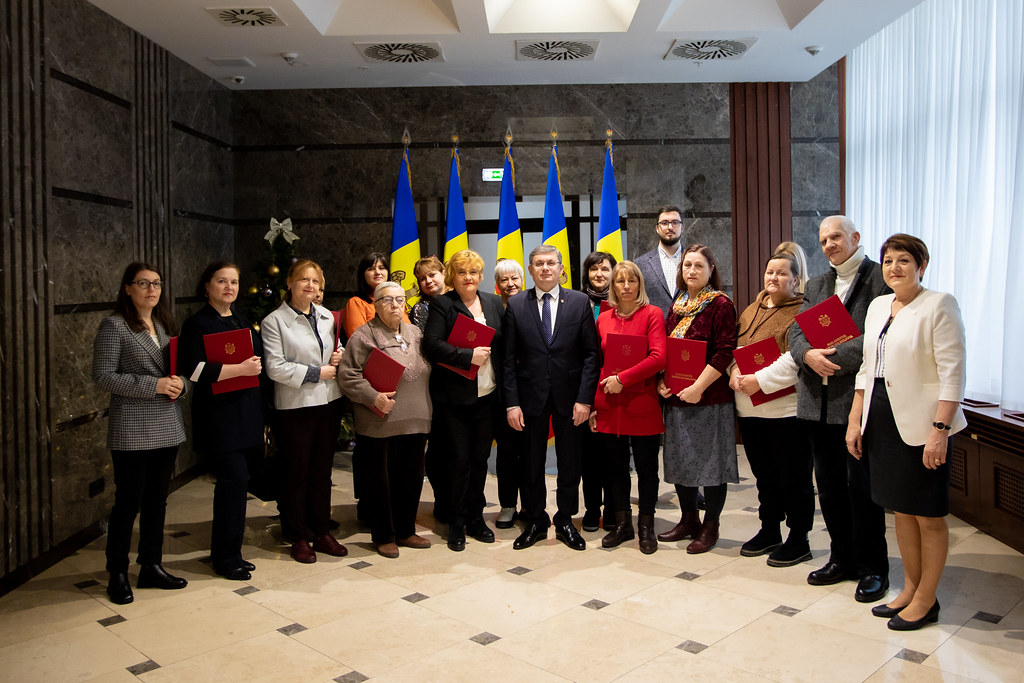 Ceremonia de conferire a distincțiilor Parlamentului Republicii Moldova cu ocazia ZIlei Internaționale a Persoanelor cu Dizabilități, marcată pe 3 decembrie