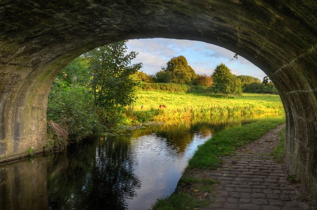 Lancaster Canal near Borwick, Lancashire