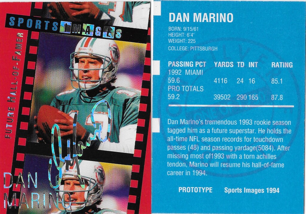 1994 Sports Images - Marino, Dan (silver foil)