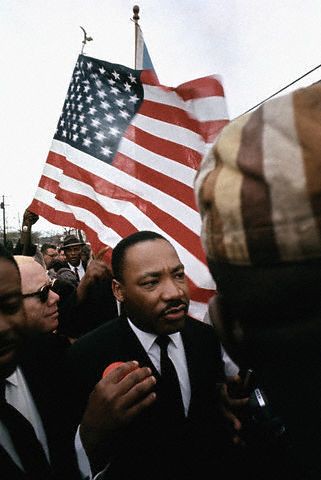 Martin Luther King Jr. Marching in Selma