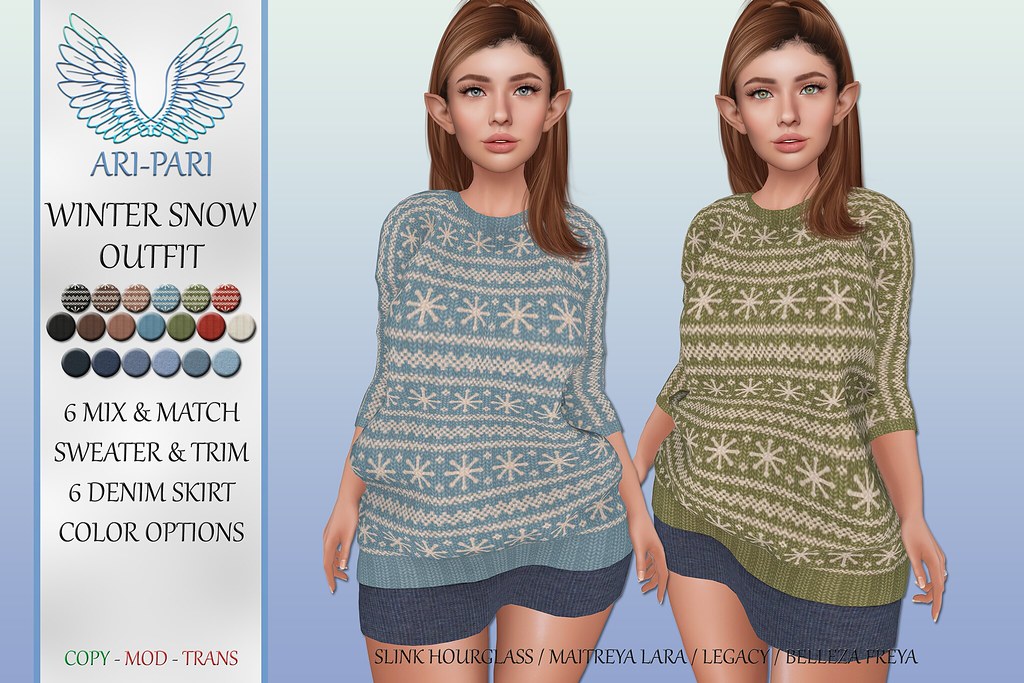 [Ari-Pari] Winter Snow Outfit