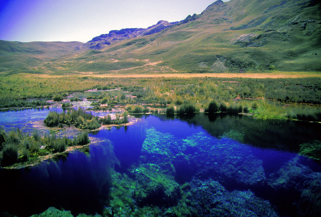 Carbonate Spring Peru 1987 29 Carbonate spring-S Cordillera Blanca | Ty Schuiling | Flickr