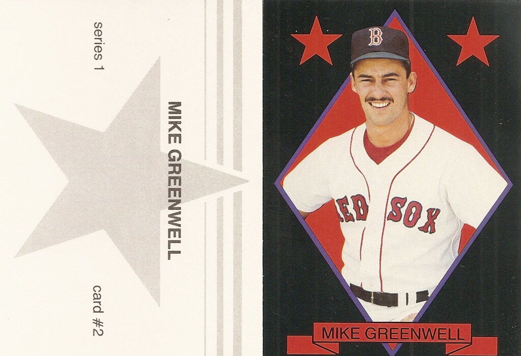 1988 Large Gray Star - Black with Red Stars Series 1 - Greenwell, Mike