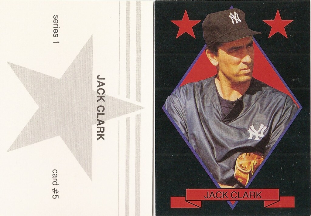 1988 Large Gray Star - Black with Red Stars Series 1 - Clark, Jack