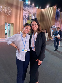 Laura and Sofya at COP27