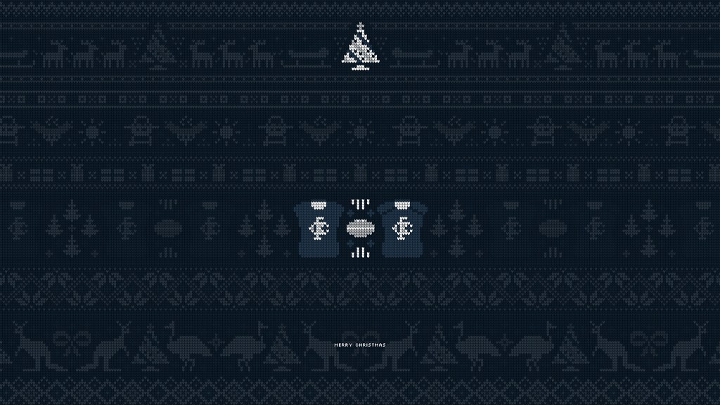 Carlton Blues (AFL/AFLW) Desktop Christmas Ugly Sweater Wa… | Flickr