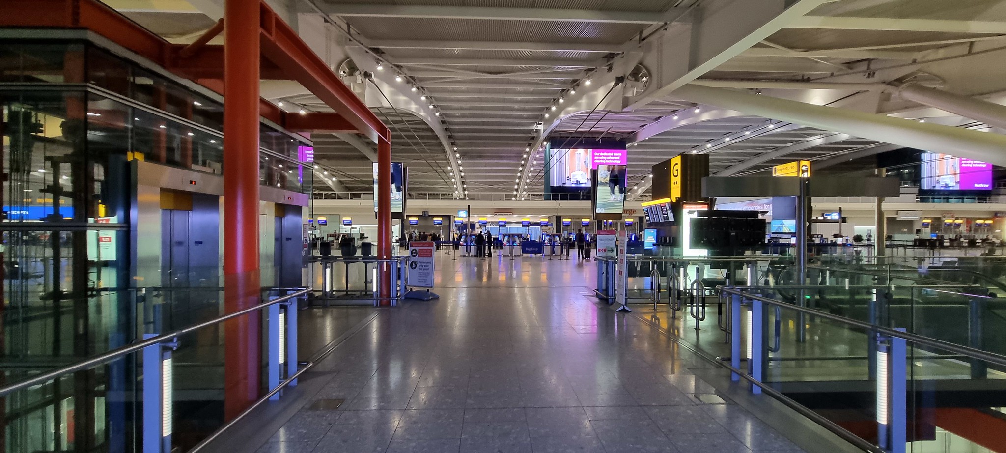 A quiet Heathrow Terminal 5