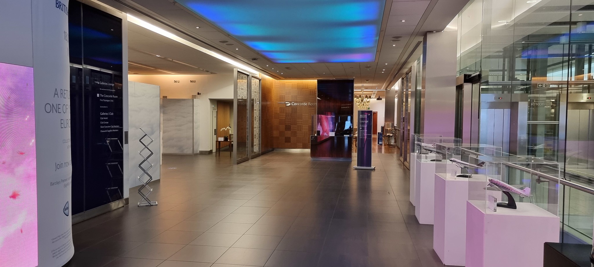 Access to the CCR in the Heathrow T5 South Lounges complex