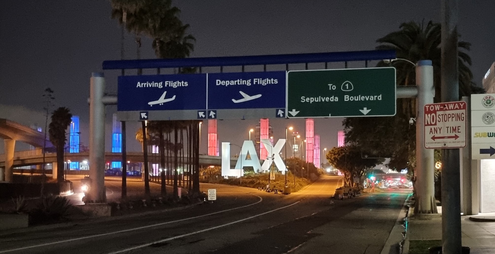 A lovely view of LAX