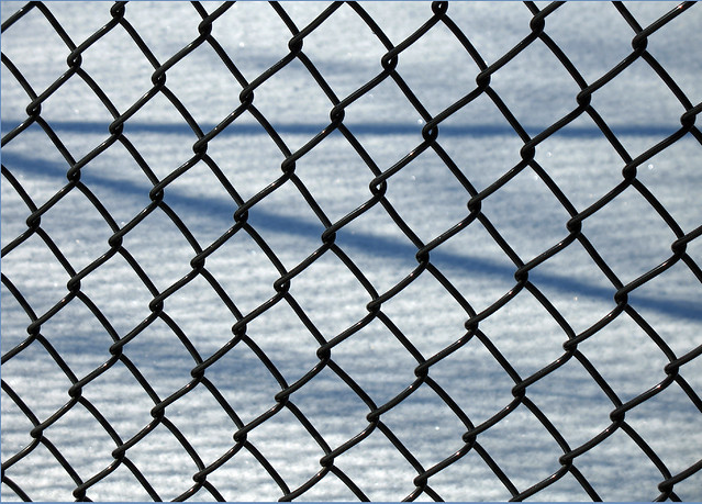 Chain Link with Snow