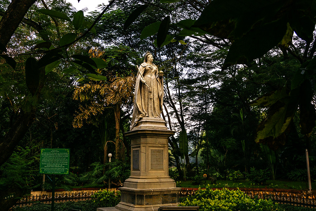 Queen Victoria statue in Cubbon Park on 12-2-22--Bengaluru copy
