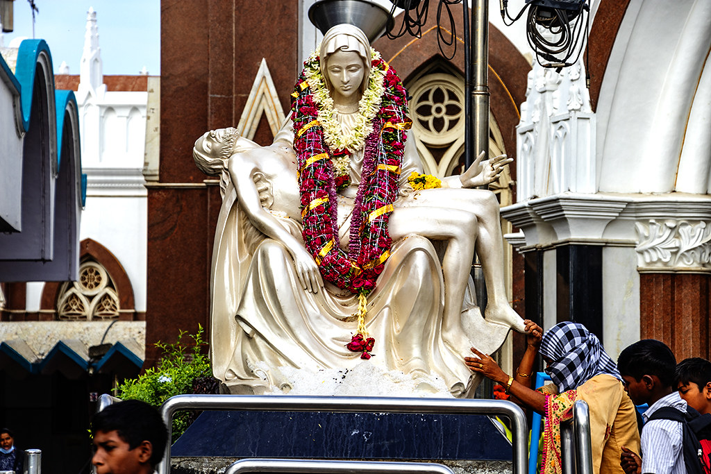 Copy of Pieta at St Mary's Basilica on 12-2-22--Bengaluru copy
