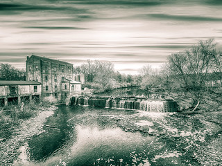 Weisenberger Mill - Black and White