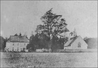 Kirstead before the restoration (19th Century image, photographed 2006)