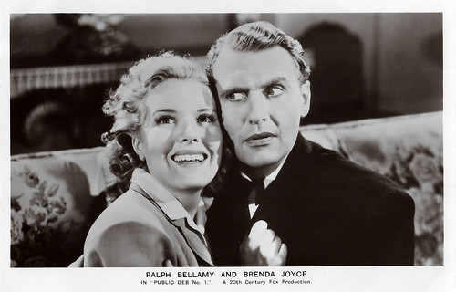 Ralph Bellamy and Brenda Joyce in Public Deb No. 1 (1940)