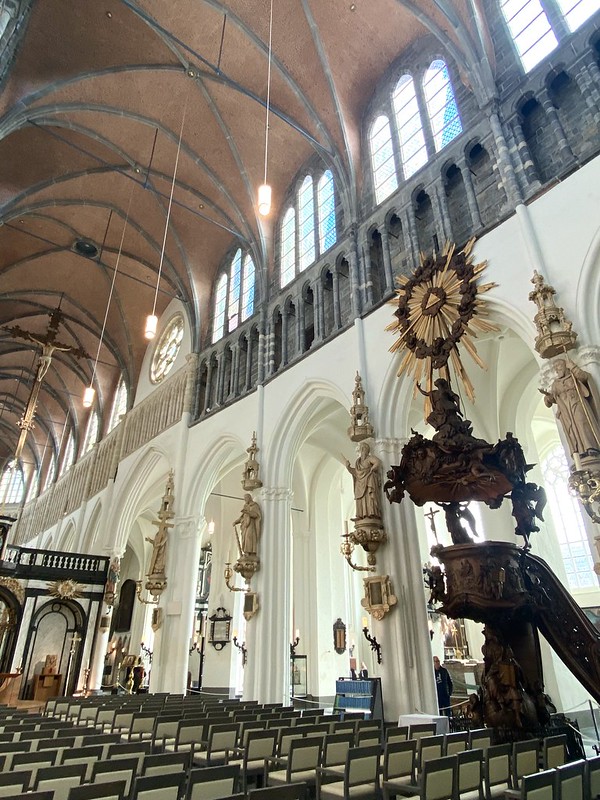 Sillas de las iglesias en Flandes