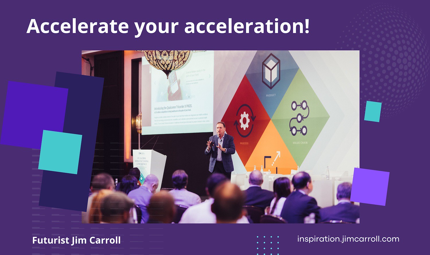 "Accelerate your acceleration!" - Futurist Jim Carroll