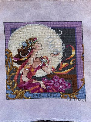 Silver Moon Tea by Mirabilia - Nora Corbett Designs - Completely Finished - Monday, November 28, 2022
