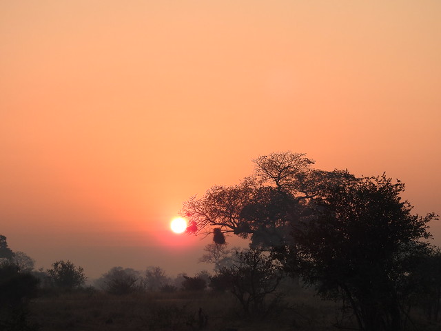 Sunset over the KNP