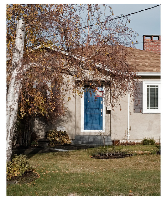 home front detail (the blue door)
