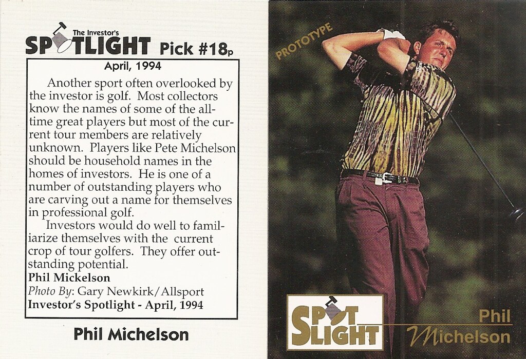 1994 Investors Spotlight Prototype - Mickelson, Phil