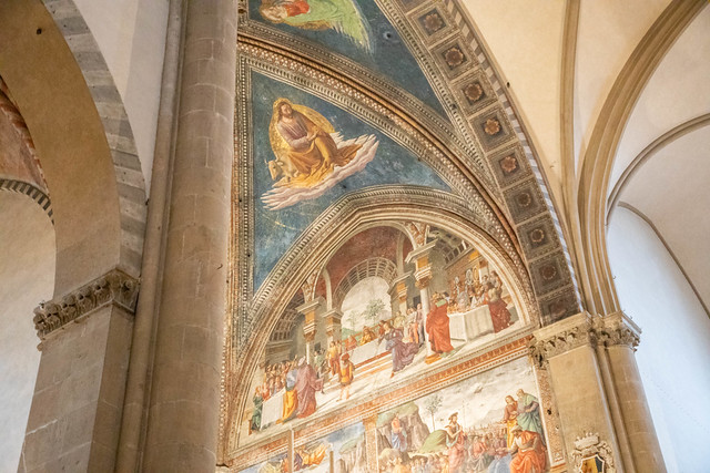 Basilica of Santa Maria Novella (15th century) in Florence, Italy