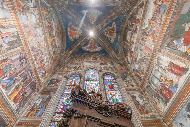 Basilica of Santa Maria Novella (15th century) in Florence, Italy