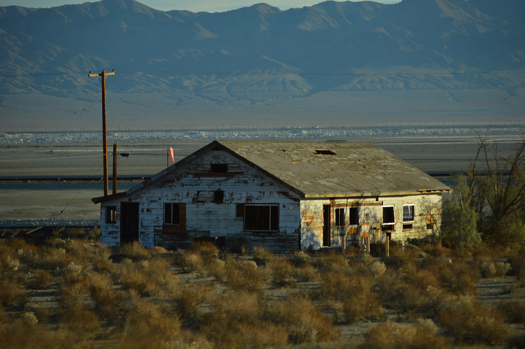 The old side of Trona